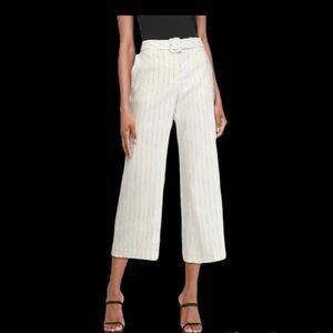 Express cropped wide leg pant.